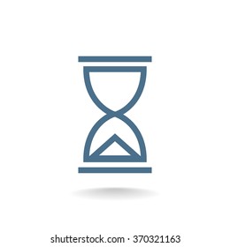 hourglass vector icon