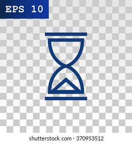 hourglass vector icon