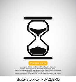 hourglass vector icon