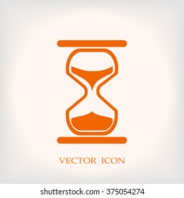 hourglass vector icon