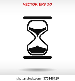 hourglass vector icon