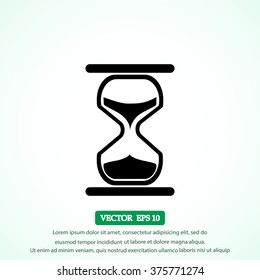 hourglass vector icon