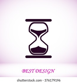 hourglass vector icon