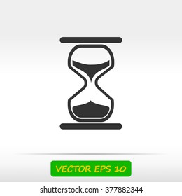 hourglass vector icon