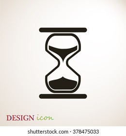 hourglass vector icon