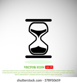 hourglass vector icon
