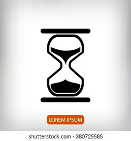 hourglass vector icon