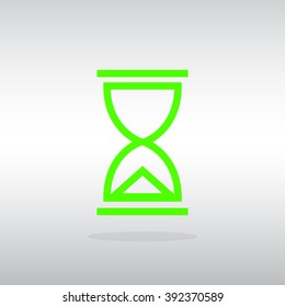 hourglass vector icon