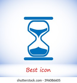 hourglass vector icon