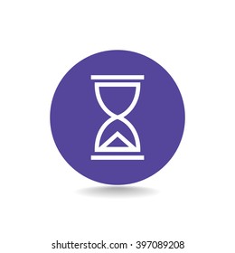 hourglass vector icon