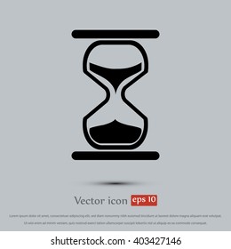 hourglass vector icon