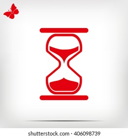 hourglass vector icon