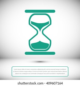 hourglass vector icon
