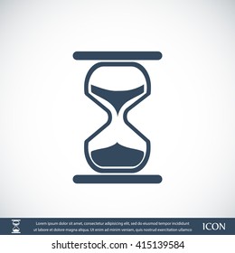 hourglass vector icon
