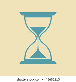 Hourglass vector icon