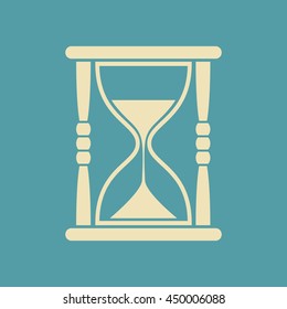Hourglass vector icon