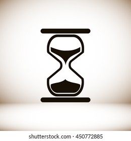 hourglass vector icon