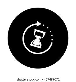 Hourglass vector icon