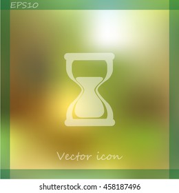 Hourglass vector icon