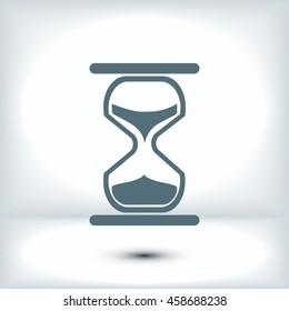 hourglass vector icon