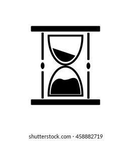 Hourglass Vector Icon. 