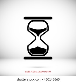 hourglass vector icon