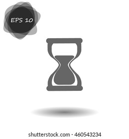 Hourglass vector icon