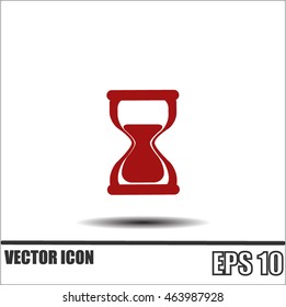 Hourglass vector icon