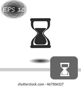 Hourglass vector icon
