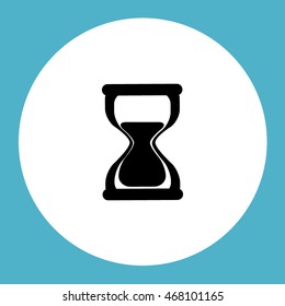Hourglass vector icon