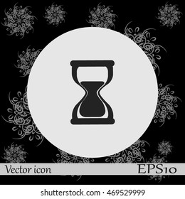 Hourglass vector icon