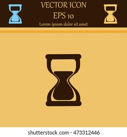 Hourglass vector icon