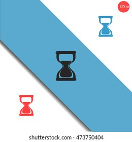 Hourglass vector icon