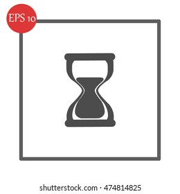 Hourglass vector icon