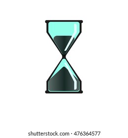 Hourglass vector icon