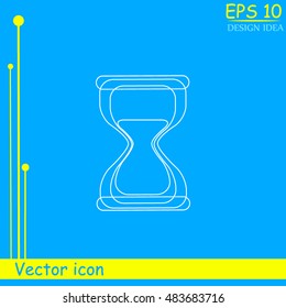 Hourglass vector icon