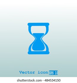 Hourglass vector icon