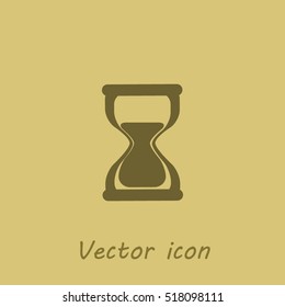 Hourglass vector icon