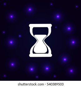 Hourglass vector icon