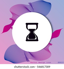Hourglass vector icon