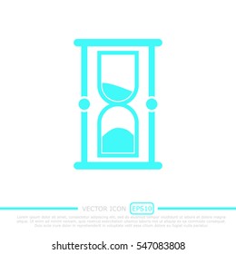Hourglass vector icon