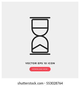 Hourglass vector icon