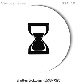 Hourglass vector icon