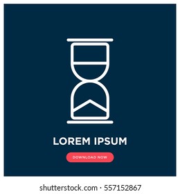 Hourglass vector icon