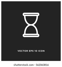 Hourglass vector icon