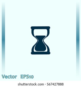 Hourglass vector icon
