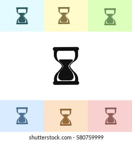 Hourglass vector icon