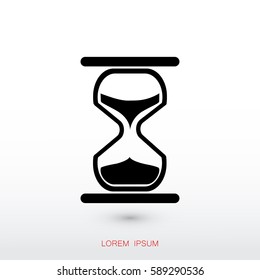 hourglass vector icon