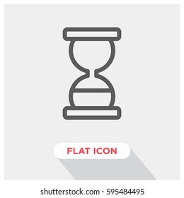 Hourglass vector icon