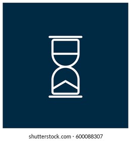 Hourglass vector icon